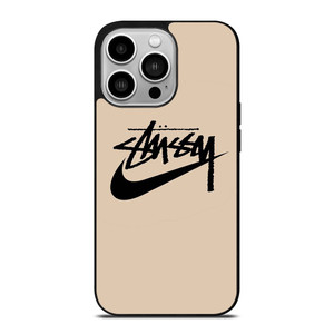 STUSSY NIKE BROWN iPhone 14 Pro Case Cover