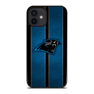 CAROLINA PANTHERS NFL METAL STRIPE iPhone 12 Mini Case Cover