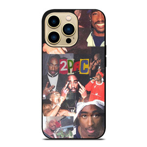 2PAC TUPAC SAKUR RAPPER COLLAGE iPhone 14 Pro Max Case Cover
