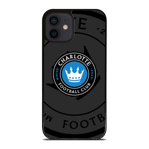 CHARLOTTE FC MLS BLACK iPhone 12 Mini Case Cover CHARLOTTE FC MLS BLACK iPhone 12 Mini Case Cover