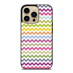 CUTE CHEVRON COLORFUL iPhone 14 Pro Max Case Cover