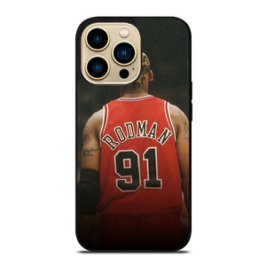 DENNIS RODMAN CHICAGO BULLS NBA 2 iPhone 14 Pro Max Case Cover