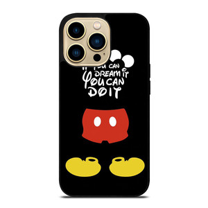 DISNEY MICKEY MOUSE QUOTES iPhone 14 Pro Max Case Cover