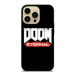 DOOM ETERNAL GAMES LOGO BLACK iPhone 14 Pro Max Case Cover