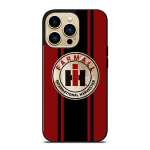 FARMALL INTERNATIONAL HARVESTER BADGE STRIPE iPhone 14 Pro Max Case Cover
