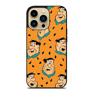 FRED FLINTSTONE CARTOON PATTERN iPhone 14 Pro Max Case Cover