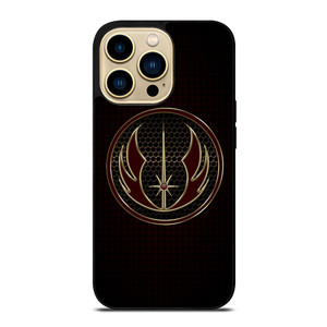 GRAY JEDI STAR WARS METAL SYMBOL iPhone 14 Pro Max Case Cover