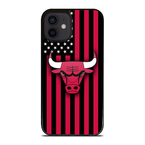 CHICAGO BULLS NBA USA FLAG iPhone 12 Mini Case Cover