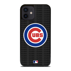 CHICAGO CUBS BASEBALL BLACK iPhone 12 Mini Case Cover CHICAGO CUBS BASEBALL BLACK iPhone 12 Mini Case Cover