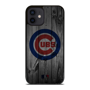 CHICAGO CUBS BASEBALL MLB WOOD LOGO iPhone 12 Mini Case Cover CHICAGO CUBS BASEBALL MLB WOOD LOGO iPhone 12 Mini Case Cover