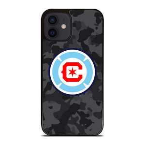 CHICAGO FIRE MLS BLACK CAMO iPhone 12 Mini Case Cover CHICAGO FIRE MLS BLACK CAMO iPhone 12 Mini Case Cover