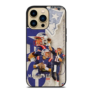 MAC JONES NEW ENGLAND PATRIOT NFL iPhone 14 Pro Max Case Cover