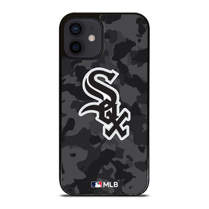 CHICAGO WHITE SOX BASEBALL BLACK CAMO iPhone 12 Mini Case Cover