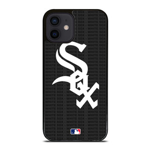 CHICAGO WHITE SOX BASEBALL BLACK iPhone 12 Mini Case Cover