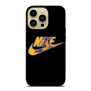 NIKE LOS ANGELES LAKERS SWOOSH iPhone 14 Pro Max Case Cover