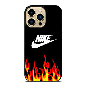 NIKE SWOOSH IN FLAMES iPhone 14 Pro Max Case Cover