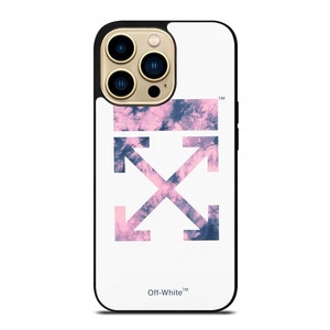 OFF WHITE PURPLE MARBLE iPhone 14 Pro Max Case Cover