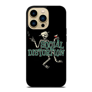 SOCIAL DISTORTION SKULL ART iPhone 14 Pro Max Case Cover