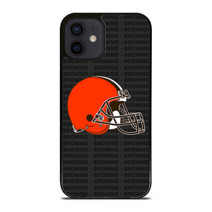 CLEVELAND BROWNS FOOTBALL TEXT iPhone 12 Mini Case Cover