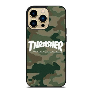 THRASHER SKATEBOARD CAMO iPhone 14 Pro Max Case Cover