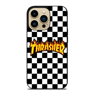 THRASHER SKATEBOARD CHECKERBOARD iPhone 14 Pro Max Case Cover