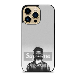 TRAVIS SCOTT SUPREME BLACK WHITE iPhone 14 Pro Max Case Cover