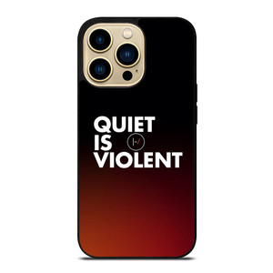 TWENTY ONE PILOTS QUIET IS VIOLENT iPhone 14 Pro Max Case Cover TWENTY ONE PILOTS QUIET IS VIOLENT iPhone 14 Pro Max Case Cover