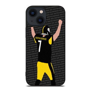 BEN ROETHLISBERGER PITTSBURGH STEELERS CARTOON iPhone 14 Plus Case Cover BEN ROETHLISBERGER PITTSBURGH STEELERS CARTOON iPhone 14 Plus Case Cover