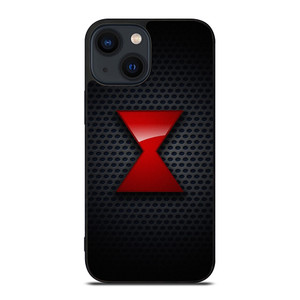 BLACK WIDOW MARVEL SYMBOL iPhone 14 Plus Case Cover