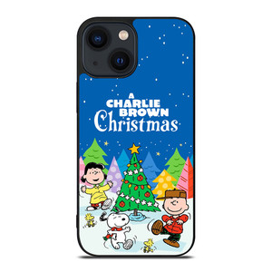 CHARLIE BROWN SNOOPY CHRISTMAS CARTOON iPhone 14 Plus Case Cover