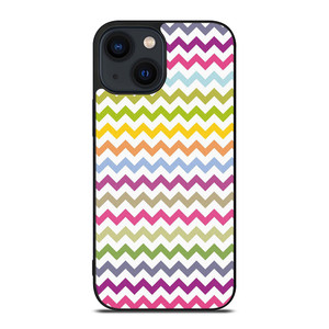 CUTE CHEVRON COLORFUL iPhone 14 Plus Case Cover