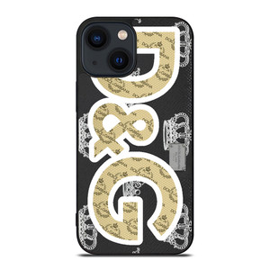 DOLCE AND GABBANA EMBOSS iPhone 14 Plus Case Cover DOLCE AND GABBANA EMBOSS iPhone 14 Plus Case Cover