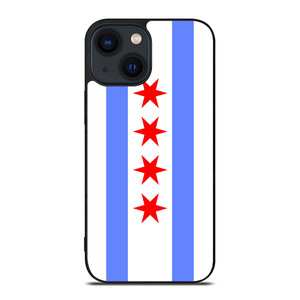 FLAG OF CHICAGO iPhone 14 Plus Case Cover