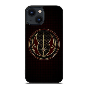 GRAY JEDI STAR WARS METAL SYMBOL iPhone 14 Plus Case Cover
