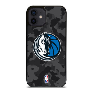 DALLAS MAVERICKS BLACK CAMO iPhone 12 Mini Case Cover DALLAS MAVERICKS BLACK CAMO iPhone 12 Mini Case Cover
