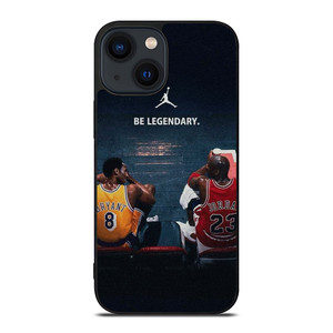 KOBE BRIANT X MICHAEL JORDAN LEGENDARY iPhone 14 Plus Case Cover KOBE BRIANT X MICHAEL JORDAN LEGENDARY iPhone 14 Plus Case Cover