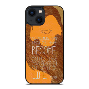 LION KING MUFASA QUOTES iPhone 14 Plus Case Cover