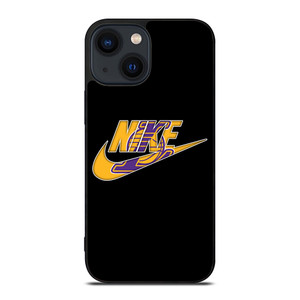 NIKE LOS ANGELES LAKERS SWOOSH iPhone 14 Plus Case Cover