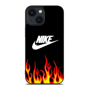 NIKE SWOOSH IN FLAMES iPhone 14 Plus Case Cover
