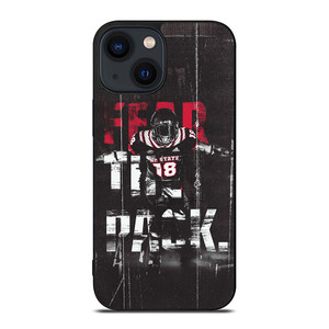NORTH CAROLINA WOLFPACK FOOTBALL iPhone 14 Plus Case Cover
