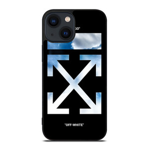 OFF WHITE SKY BLUE iPhone 14 Plus Case Cover OFF WHITE SKY BLUE iPhone 14 Plus Case Cover