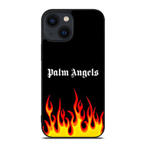 PALM ANGELS GRAFFITI FLAMES iPhone 14 Plus Case Cover PALM ANGELS GRAFFITI FLAMES iPhone 14 Plus Case Cover