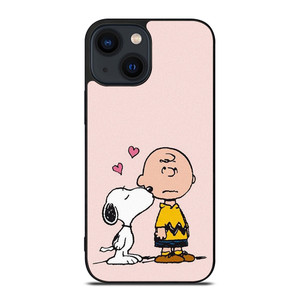 SNOOPY CHARLIE BROWN LOVE iPhone 14 Plus Case Cover