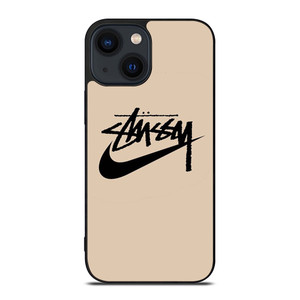 STUSSY NIKE BROWN iPhone 14 Plus Case Cover