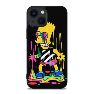 THE SIMPSONS TRIPPY ART iPhone 14 Plus Case Cover