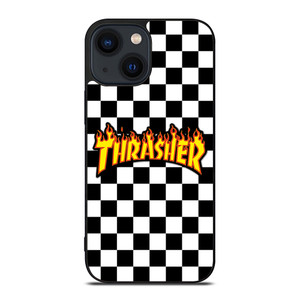 THRASHER SKATEBOARD CHECKERBOARD iPhone 14 Plus Case Cover