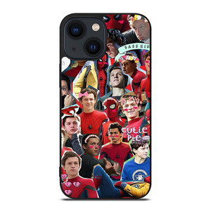 TOM HOLLAND SPIDERMAN COLLAGE iPhone 14 Plus Case Cover