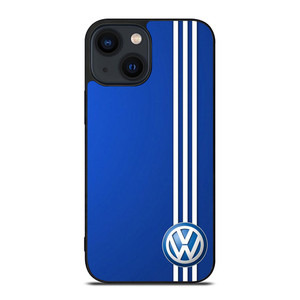 VOLKSWAGEN BLUE STRIPE LOGO iPhone 14 Plus Case Cover VOLKSWAGEN BLUE STRIPE LOGO iPhone 14 Plus Case Cover