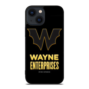 WAYNE ENTERPRISES BATMAN LOGO iPhone 14 Plus Case Cover WAYNE ENTERPRISES BATMAN LOGO iPhone 14 Plus Case Cover