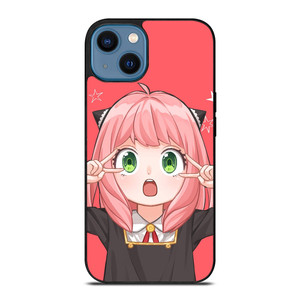 ANYA SPY X FAMILY PINK iPhone 14 Case Cover ANYA SPY X FAMILY PINK iPhone 14 Case Cover